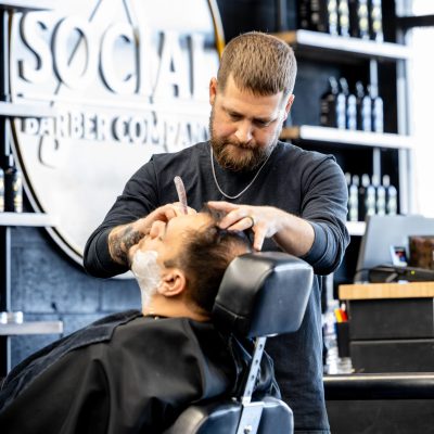 Brandon, BK, SocialBarberCompany, Barber, Annapolis Barber, Social, Straight Razor, Taper, Barber Company